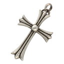 【中古】 CHROME HEARTS クロムハーツ ペンダントトップ ラージCHクロス Wベイル シルバー SV925 メンズ 22005986 RS