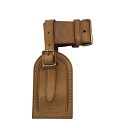 【中古】 LOUIS VUITTON ルイ・ヴィトン バッグ用ネームタグ ハンドル 固定 付属品 ヌメ革 ベージュ ユニセックス ポワニエ / ネームタグ 21...