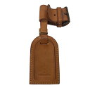 【中古】 LOUIS VUITTON ルイ・ヴィトン バッグ用ネームタグ ハンドル 固定 付属品 ヌメ革 ベージュ ユニセックス ポワニエ / ネームタグ 25...