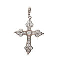 【中古】 Loree Rodkin ローリーロドキン ペンダントトップ LARGE GOTHIC CROSS ネックレスペンダントトップP055 シルバー 21010388LI 21010388