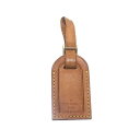 【中古】 LOUIS VUITTON ルイ・ヴィトン バッグ用 ネームタグ バッグチャーム レディース メンズ ブラウン 25008077 UY