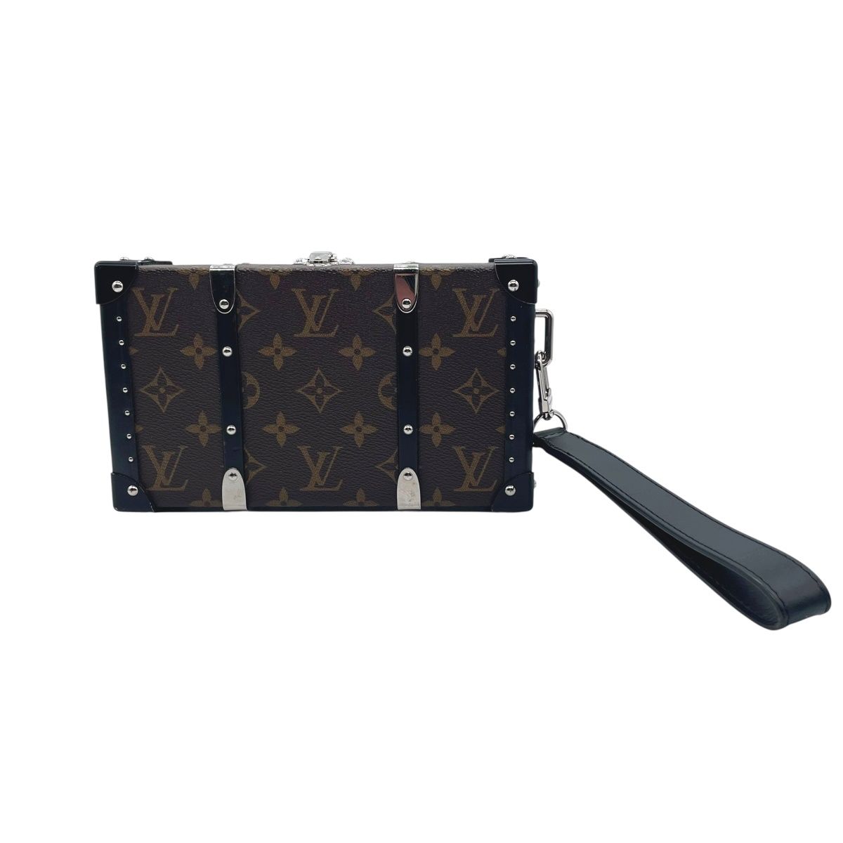 【中古】LOUIS VUITTON ルイ・ヴィトン ウォレット・トランク M20250 モノグラム マカサー キャンバス ..
