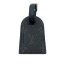 【中古】 LOUIS VUITTON ルイ・ヴィトン ポルト アドレス ネームタグ モノグラムエクリプス メンズ バッグ用 ブラック 黒 17013077 UY