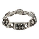 【中古】 CHROME HEARTS クロムハーツ マルチリンクブレスレット 5リンク SV925 シルバー クロス ハート フレア スター ケルティック フロ...