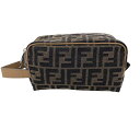 【中古】 Fendi フェンディ クラッチバッグ 7N0151 ズッカ ブラウン メンズ セカンドバッグ 25011317 UY(4)