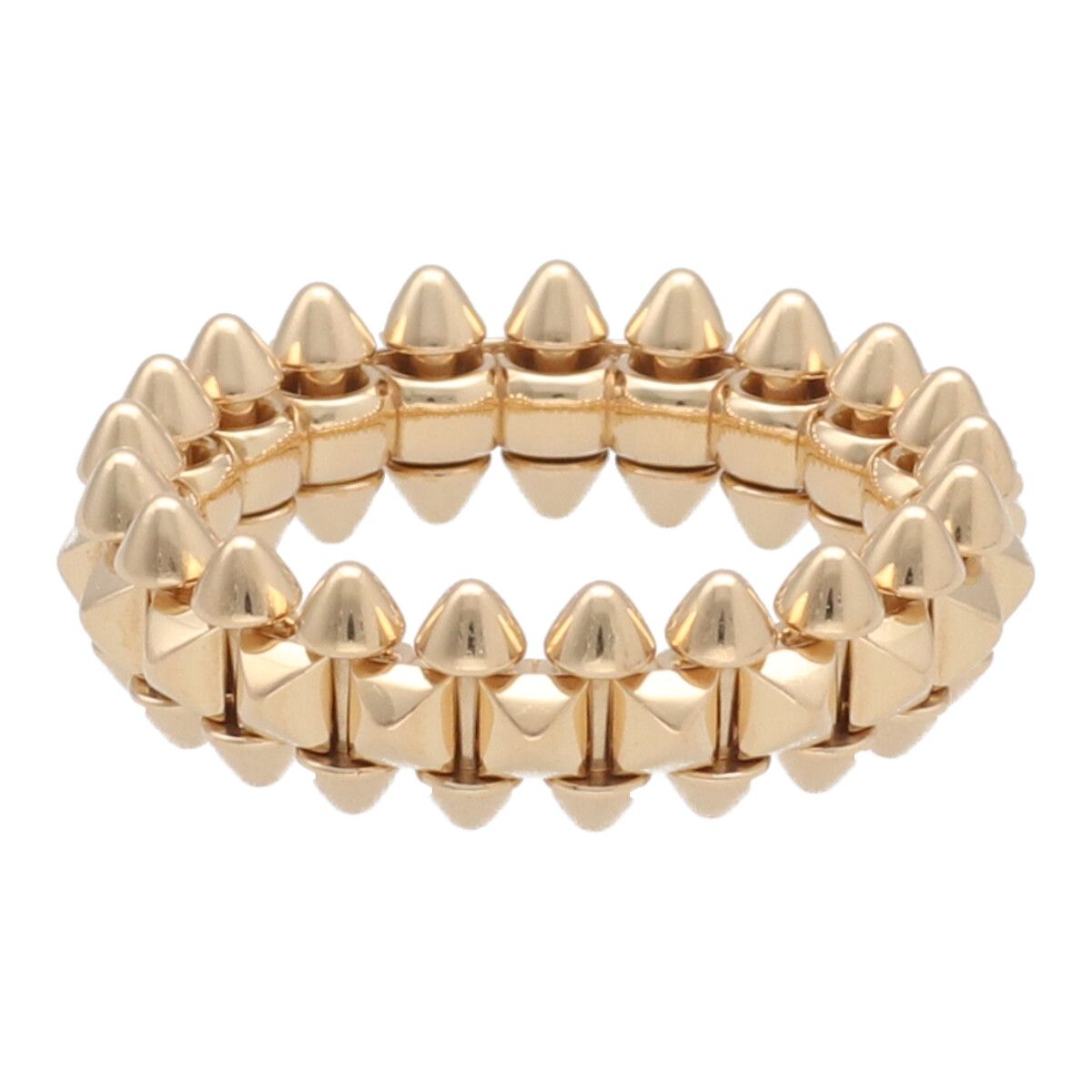 【中古】 Cartier カルティエ リング 指輪・リング クラッシュ ドゥ カルティエ B4229800 カルティエ　クラッシュ ドゥ カルティエ　リング　スモールモデル 25009504 LIのサムネイル