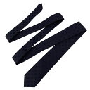 【中古】Saint Laurent サンローラン ドットネクタイ 6cm ブラックメンズ レディース 男女兼用 24018316 QB