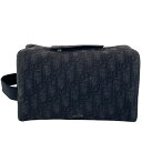 【中古】 Christian Dior クリスチャン・ディオール ランゴ 2ADCA474YKY_H03E セカンドバッグ ハンドバッグ ポーチ ブラック メンズ 25000959 KJ(4)