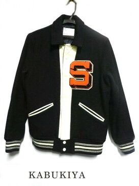 SUPREME シュプリーム Captain Varsity Jacket 13AW Sサイズ キャプテン バーシティージャケット ネイビー スタジャン ブルゾン アウター バックロゴ ワッペン メンズ 衣類 人気ブランド【中古】18-48761Mo