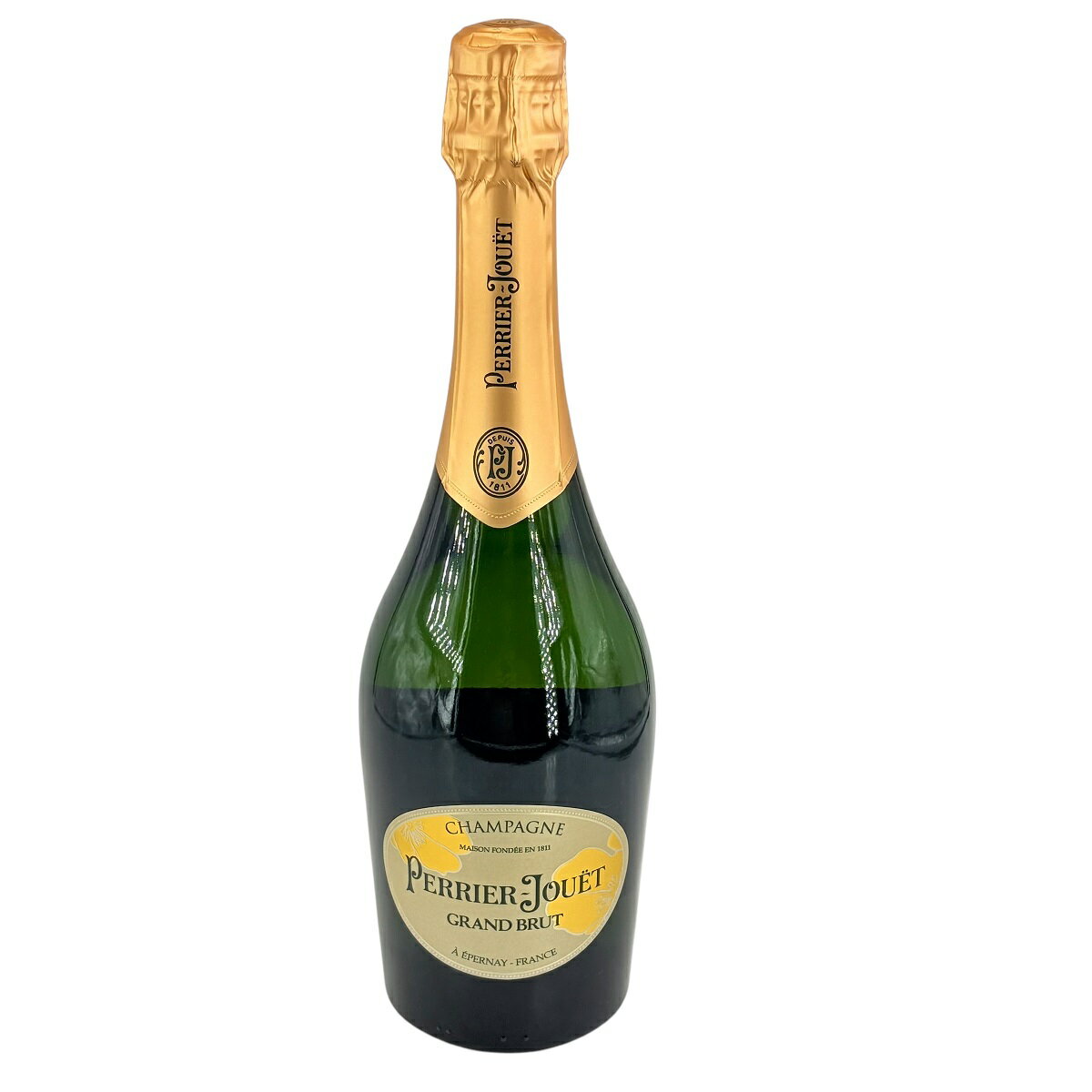 ペリエ ジュエ グラン ブリュット 750ml NV シャンパン 果実酒 スパークリング ワイン シャンパーニュ フランス 辛口 箱なし PERRIER JOUET BELLE EPOQUE 酒類【未開栓】【中古】PER-GU