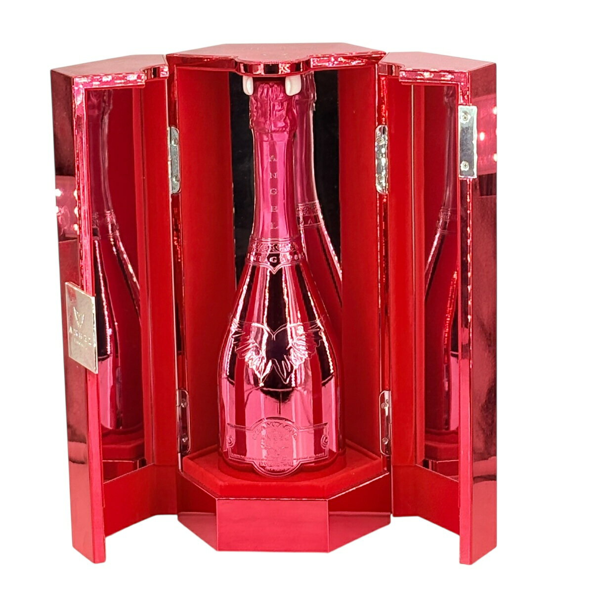 【箱傷あり】エンジェル シャンパン ヴィンテージ 2005 レッド 箱有り BOX 750ml ビンテージ フランス スパークリングワイン シャンパーニュ ANGEL CHAMPAGNE Vintage RED 酒類 未開栓【中古】25011685AS