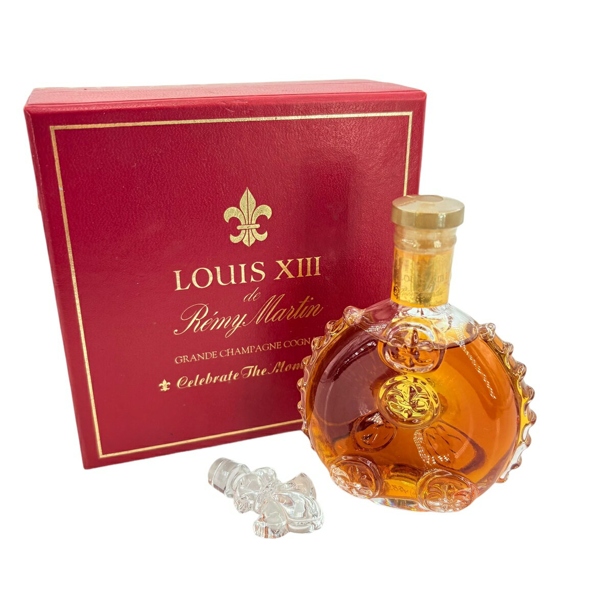 レミーマルタン ルイ13世 ミニチュアボトル 50ml ミニチュア プティ ブランデー コニャック 箱 替栓有り 未開栓 冊子なしバカラ クリスタル 展示品 酒類 REMY Martin Louis XIII 【中古】24034164AS