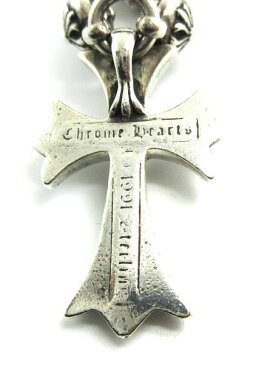 Chrome Hearts クロムハーツ スモール CHクロス クロスボール ネックレス SV925 シルバー ペンダント メンズ・レディース 人気ブランド【中古】xx17-52381RS