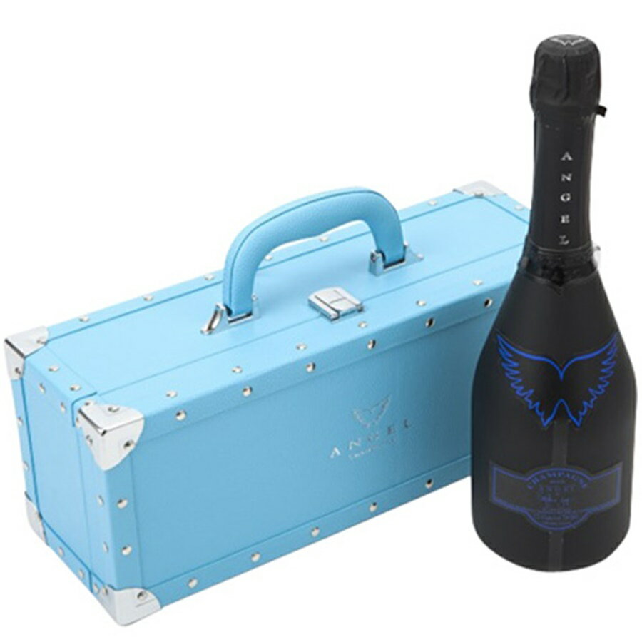 エンジェル シャンパン ブルー ルミナスボトル 箱有り BOX 750ml 光るボトル 青 フランス スパークリングワイン シャンパーニュ ANGEL CHAMPAGNE BLUE 酒類 未開栓【中古】AN-B