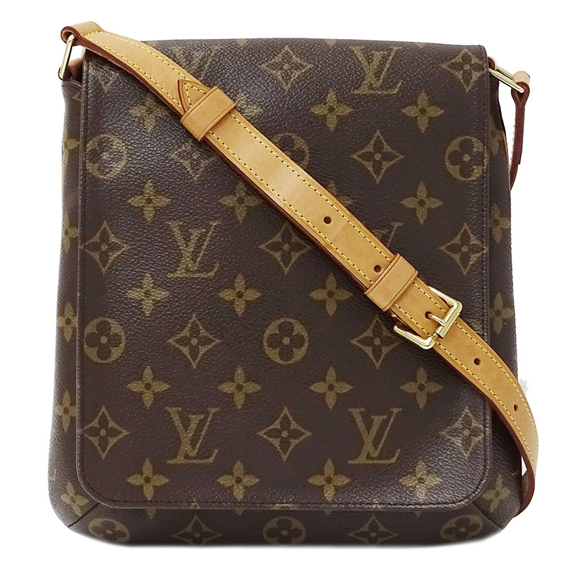 【対象商品最大10％OFF!19日〜25日迄】ルイ ヴィトン LOUIS VUITTON バッグ モノグラム レディース ブランド ショルダーバッグ ミュゼット サルサ ショート M51258 ブラウン 肩掛けバッグ 【中古】