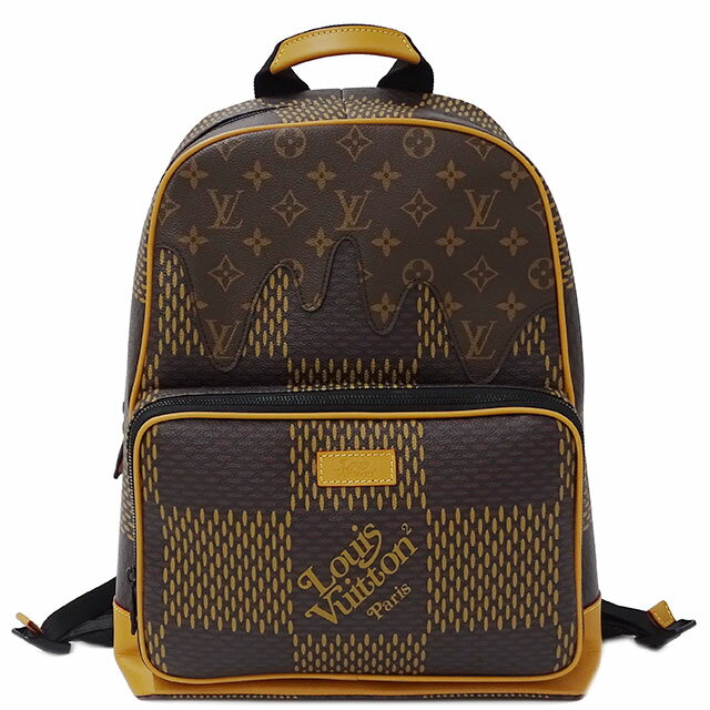 【最大10％OFF！10日迄】ルイ ヴィトン LOUIS VUITTON バッグ ダミエ ジャイアント モノグラム LV スクエアード メンズ レディース ブランド バックパック リュック N40380 ヴァージルアブロー NIGO コラボ 2020年限定 【中古】 敬老の日