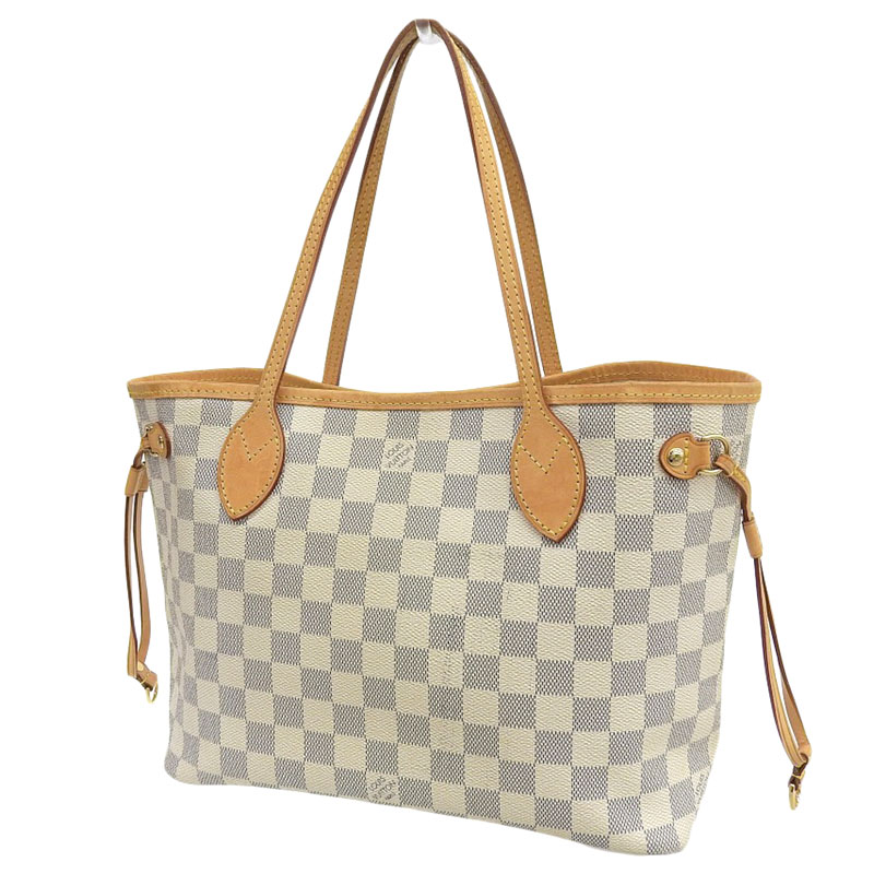 ルイヴィトン LOUIS VUITTON バッグ ダミエ アズール レディース ブランド トートバッグ ネヴァーフルPM N51110 【中古】