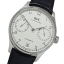 【全品5%OFF！16日1:59迄】インターナショナルウォッチカンパニー IWC ポルトギーゼ・オートマティック IW500712 時計 メンズ ブランド デイト 自動巻き AT ステンレス SS レザー 裏スケ 磨き済み 【中古】