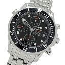 【全品5％OFF!9日20時から16日1時59分まで】オメガ OMEGA シーマスター 213.30.42.40.01.001 時計 メンズ ブランド ダイバー 300m クロノグラフ 自動巻き AT ステンレス SS シルバー ブラック 磨き済み 【中古】