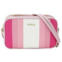 【全品5％OFF！5/3～5/7】フルラ Furla バッグ レディース ブランド ショルダーバッグ レザー リリー ピンク ホワイト おしゃれ 可愛い コンパクト 斜めがけ 【中古】