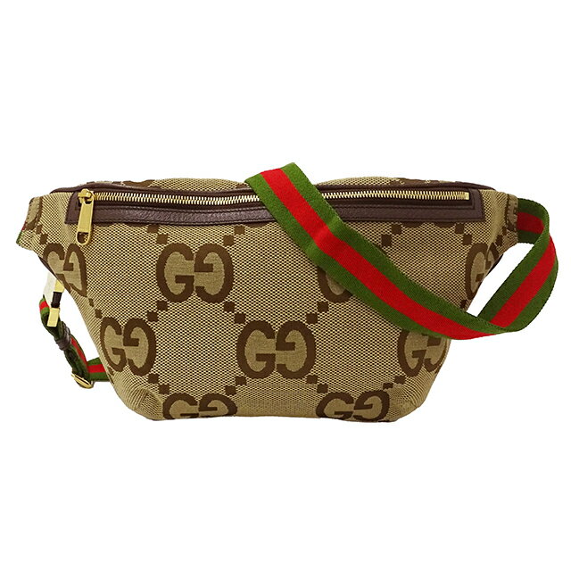 【ほぼ全品10％OFF!15日20時から5時間限定】グッチ GUCCI バッグ メンズ ブランド ジャンボGG ショルダーバッグ キャンバス キャメル エボニー 696031 ロゴ おしゃれ カジュアル おでかけ 【中古】