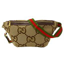 【全品5％OFF！5/3～5/7】グッチ GUCCI バッグ メンズ ブランド ジャンボGG ショルダーバッグ キャンバス キャメル エボニー 696031 ロゴ おしゃれ カジュアル おでかけ 【中古】