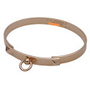 【全品P2倍！29日迄】エルメス HERMES バングル レディース ブランド ブレスレット 750PG コリエドシアン PM ピンクゴールド H108112B 00SH ジュエリー 磨き済み 【中古】