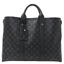 【全品5％OFF！5/3～5/7】ルイ・ヴィトン LOUIS VUITTON バッグ タイガラマ メンズ ブランド トートバッグ モノグラムキャンバス ウィークエンドトートバッグ NM ブラック グレー M30937 ロゴ 大きめ 大容量 A4 おしゃれ おでかけ 旅行 【中古】