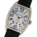 【全品5％OFF！5/3～5/7】フランクミュラー FRANCK MULLER トノーカーベックス サンセット 7500 S6 時計 ボーイズ ブランド 手巻き 750WG レザー 磨き済み 【中古】