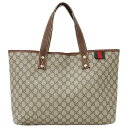 【全品5％OFF！5/3～5/7】グッチ GUCCI バッグ レディース ブランド トートバッグ ショルダーバッグ GGプラス ブラウン ベージュ 211134 肩掛け 大容量 A4 通勤 通学 おしゃれ 【中古】