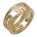 【全品P2倍！29日迄】ブルガリ BVLGARI リング レディース ブランド 指輪 750YG パレンテシ イエローゴールド #51 約10号 ジュエリー 磨き済み 【中古】