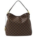 【10％OFF！30日20時～4時間限定】ルイ ヴィトン LOUIS VUITTON バッグ ダミエ レディース ブランド ショルダーバッグ ディライトフル PM N41459 ブラウン ワンショルダー 肩掛け A4 通勤 通学 【中古】