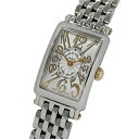 【全品5％OFF！5/3～5/7】フランクミュラー FRANCK MULLER ロングアイランド プティ レリーフ 802QZ 時計 レディース ブランド クオーツ QZ ステンレス SS スクエア シルバー 磨き済み 【中古】