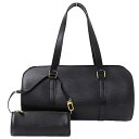 【全品5％OFF！5/3～5/7】ルイ ヴィトン LOUIS VUITTON バッグ エピ レディース ブランド ハンドバッグ スフロ ノワール M52222 ポーチ付き ブラック 黒 おしゃれ 【中古】