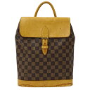 【全品5％OFF！5/3～5/7】ルイ ヴィトン LOUIS VUITTON バッグ ダミエ レディース メンズ ブランド リュック バックパック アルルカン N99038 100周年記念モデル 限定品 ブラウン おしゃれ 【中古】