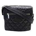 【全品5％OFF！5/3～5/7】シャネル CHANEL バッグ コココクーン レディース ブランド ショルダーバッグ メッセンジャーバッグ ナイロン ブラック 斜め掛け【中古】