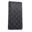 【全品5％OFF！5/3～5/7】ルイ・ヴィトン LOUIS VUITTON 財布 ダミエ グラフィット メンズ ブランド 長財布 二つ折り ポルトフォイユ・ブラザ N62665 TR3194【中古】