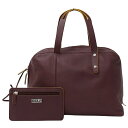 【全品5％OFF！5/3～5/7】ロエベ LOEWE バッグ レディース ブランド ハンドバッグ レザー ボルドー ワインレッド 大容量 おしゃれ ポーチ付き 【中古】