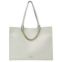 【全品5％OFF！27日9:59迄】フルラ Furla バッグ レディース ブランド トートバッグ ハンドバッグ 2way レザー マギー ホワイト 白 チェーン 大容量 A4 肩掛け 通勤 通学 おしゃれ 【中古】