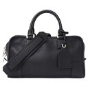 【ほぼ全品10％OFF！5/5 20時～5時間限定】ロエベ LOEWE バッグ レディース ブランド ハンドバッグ ショルダーバッグ 2way アマソナ 28 アナグラム レザー ブラック 黒 コンパクト おしゃれ 斜め掛け 【中古】