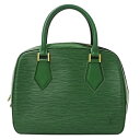 【全品5％OFF！5/3～5/7】ルイ ヴィトン LOUIS VUITTON バッグ エピ レディース ブランド ハンドバッグ サブロン ボルネオグリーン M52044 緑 おしゃれ 【中古】