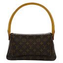 【10％OFF！30日20時～4時間限定】ルイ・ヴィトン LOUIS VUITTON バッグ モノグラム レディース ブランド ショルダーバッグ ワンショルダー ミニ ルーピング M51147 SD0081 肩掛け 手提げ【中古】