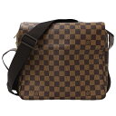 ルイ ヴィトン LOUIS VUITTON バッグ ダミエ メンズ ブランド ショルダーバッグ ナヴィグリオ N45255 ブラウン 大容量 斜め掛け おしゃれ 【中古】