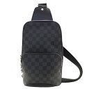 【全品5％OFF！5/3～5/7】ルイ・ヴィトン LOUIS VUITTON バッグ ダミエ グラフィット メンズ ブランド ボディバッグ ショルダーバッグ アヴェニュー スリングバッグ N41719 MB1177 斜め掛け【中古】