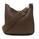 【全品5％OFF！5/3～5/7】エルメス HERMES バッグ エブリンIII トロワ GM レディース ブランド ショルダーバッグ トリヨンクレマンス ブラウン シルバー金具 □P刻印 斜めがけ 肩がけ シンプル おしゃれ 茶色 【中古】