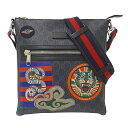 【全品5％OFF！27日9:59迄】グッチ GUCCI バッグ メンズ ブランド GGスプリーム クーリエ ショルダーバッグ ブラック 474137 トラ 蛇 肩がけ 斜めがけ カジュアル おしゃれ 派手 おでかけ 黒 【中古】