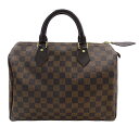 【全品5％OFF！5/3～5/7】ルイ・ヴィトン LOUIS VUITTON バッグ ダミエ レディース ブランド ハンドバッグ ボストンバッグ スピーディ30 N41531 DU3088 手提げ【中古】