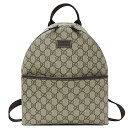 【全品5％OFF！5/3～5/7】グッチ GUCCI バッグ レディース ブランド GGスプリーム リュック ブラウン ベージュ 271327 カジュアル おしゃれ おでかけ ロゴ 箱付き 茶色 【中古】