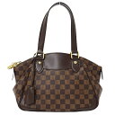 【全品5％OFF！27日9:59迄】ルイ ヴィトン LOUIS VUITTON バッグ ダミエ レディース ブランド ハンドバッグ ヴェローナ PM N41117 ブラウン おしゃれ 【中古】