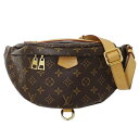 【全品5％OFF！5/3～5/7】ルイ ヴィトン LOUIS VUITTON バッグ モノグラム レディース ブランド ボディバッグ ウエストバッグ バムバッグ M43644 ブラウン コンパクト おしゃれ 【中古】